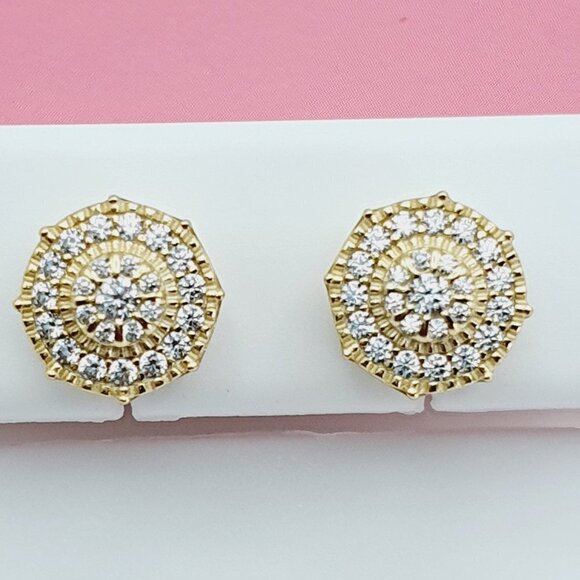 - "925 Sterling Silver Cubic Zirconia Earrings, U19254635 - Picture 8 of 11